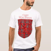 MacBean Tartan Scottish Plaid Lion Rampant T-shirt (Voorkant)