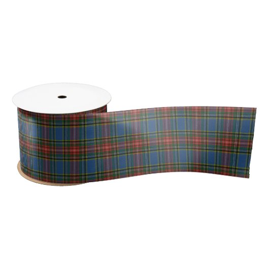 MacBeth Ancient Scottish Clan Tartan Satijnen Lint (Spoel)