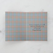 MacBeth Ancient Scottish Tartan Humorous Birthday Kaart (Binnen)