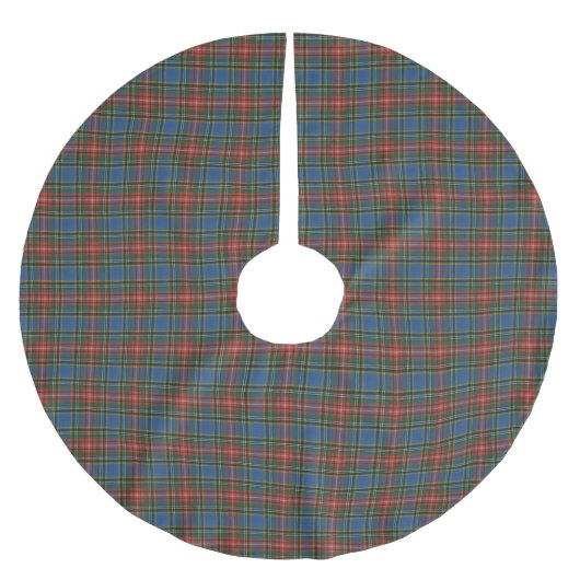 MacBeth Ancient Scottish Tartan Kerstboom Rok (Voorkant)