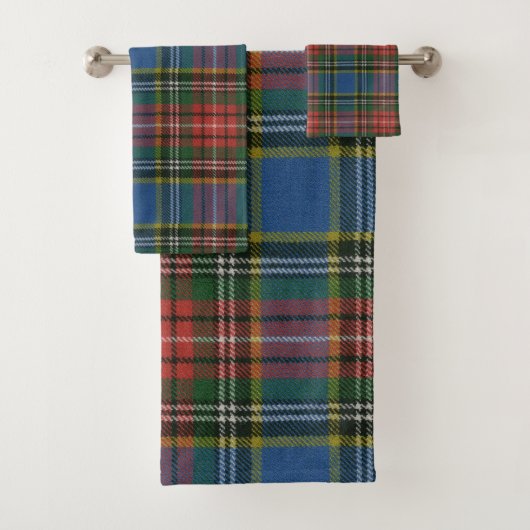 MacBeth Ancient Tartan Bad Handdoek (Insitu)