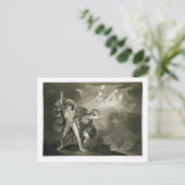 Macbeth, Banquo en de drie heks op de gezondheid Briefkaart (Staand voorkant)