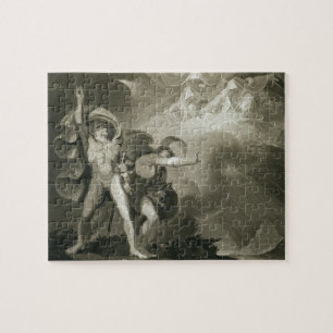 Macbeth, Banquo en de drie heks op de gezondheid Legpuzzel