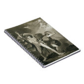 Macbeth, Banquo en de drie heks op de gezondheid Notitieboek (Rechterzijde)