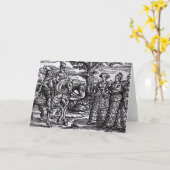 Macbeth, Banquo en de Drie Heksen Kaart (Gele Bloem)