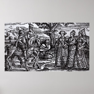 Macbeth, Banquo en de drie heksen Poster