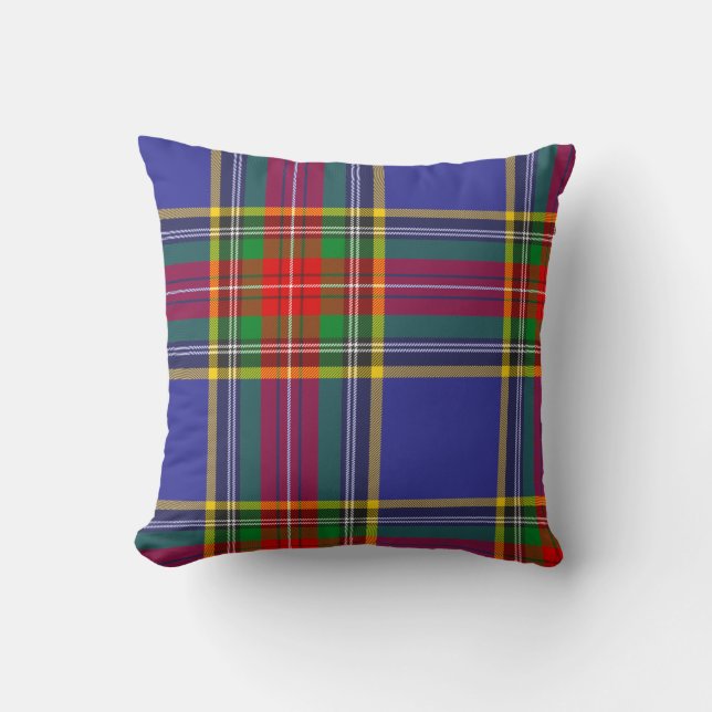MacBeth Clan Tartan Schotse Plaid Kussen (Voorkant)