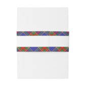 MacBeth Clan Tartan Schotse Plaid Uitnodigingen Wikkel (Achterkant Voorbeeld)