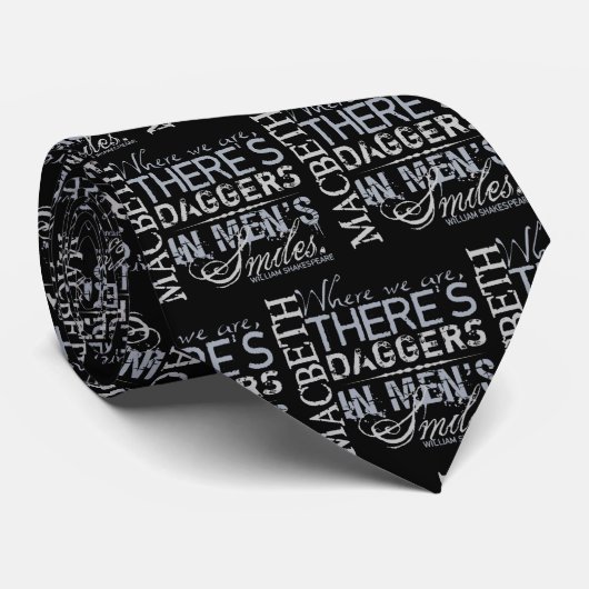 Macbeth Daggers Quote Stropdas (Opgerold)
