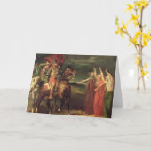 Macbeth en Drie Heksen, 1855 Kaart (Gele Bloem)