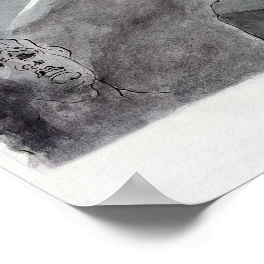 Macbeth en het gewapende hoofd poster (Hoek)