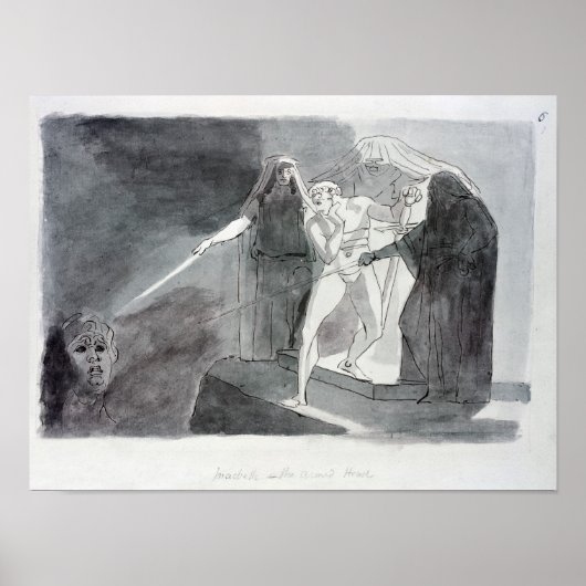 Macbeth en het gewapende hoofd poster (Voorkant)