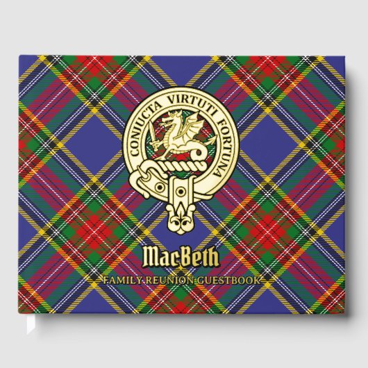 MacBeth Familiereünie Gastenboek (Voorkant)