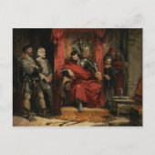 Macbeth instrueert de moordenaars briefkaart (Voorkant)