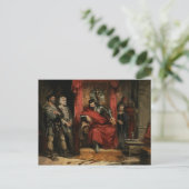 Macbeth instrueert de moordenaars briefkaart (Staand voorkant)