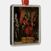 Macbeth instrueert de moordenaars metalen ornament (Rechts)