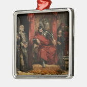 Macbeth instrueert de moordenaars metalen ornament (Links)