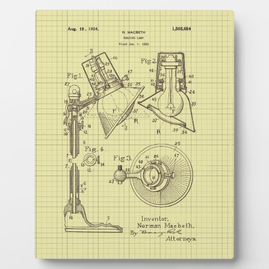 MacBeth-leeslampoctrooi Fotoplaat (Voorkant)
