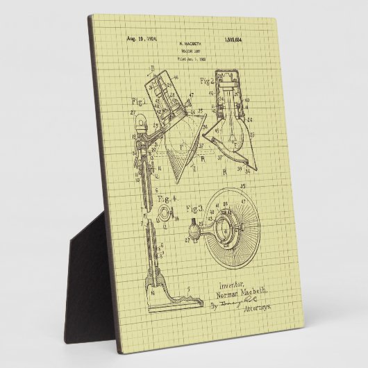 MacBeth-leeslampoctrooi Fotoplaat (Zijkant)