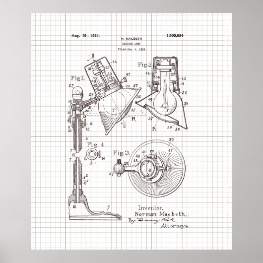  MacBeth-leeslampoctrooi Poster (Voorkant)