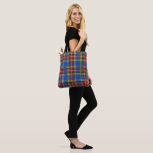 MacBeth Modern Tartan heeft een Schots kleurrijk Tote Bag