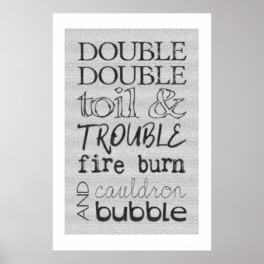 Macbeth Night Full Text Poster (Voorkant)