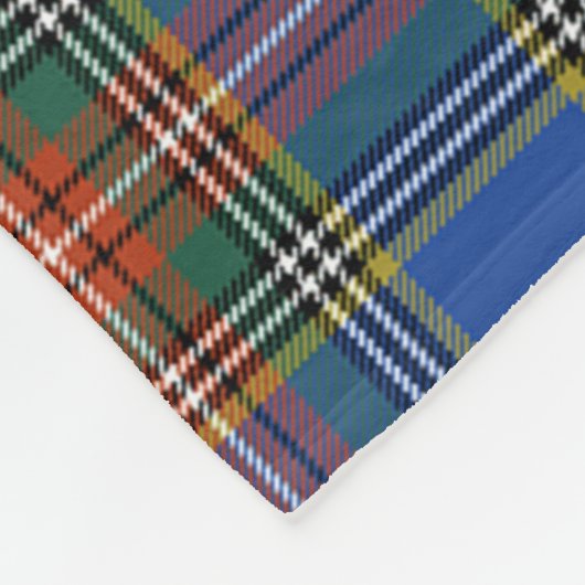 MacBeth Oude Plaid Fleece Deken (Hoek)