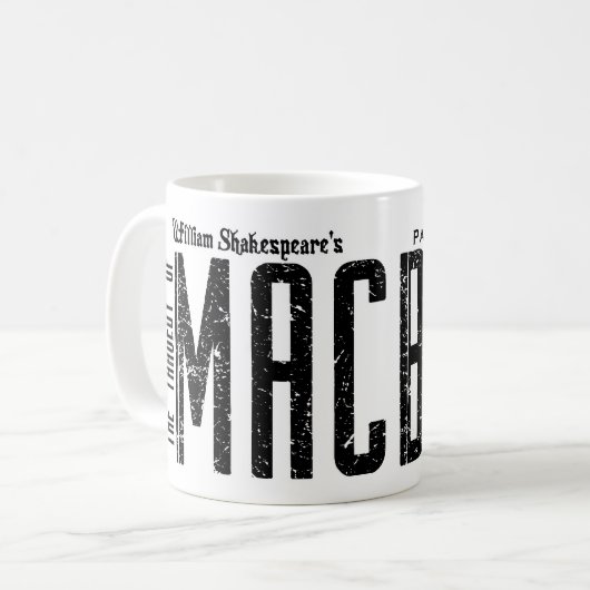 Macbeth - Papier theater - Koffiebeker Koffiemok (Voorkant links)