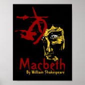 Macbeth Poster Shakespeare Festival Theaterkunst (Voorkant)
