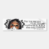 Macbeth Quote Bumpersticker (Voorkant)