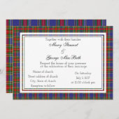 MacBeth Scottish Wedding Invitation Kaart (Voorkant / Achterkant)