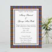 MacBeth Scottish Wedding Invitation Kaart (Staand voorkant)