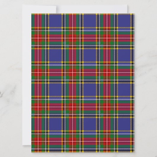 MacBeth Scottish Wedding Invitation Kaart (Achterkant)
