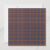 MacBeth Scottish Wedding Square Invitation Kaart (Achterkant)