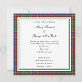 MacBeth Scottish Wedding Square Invitation Kaart (Voorkant)