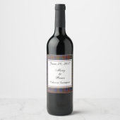 MacBeth Scottish Wedding Wine Label Wijn Etiket (Voorkant)