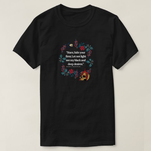 Macbeth Shakespeare T-shirt (Design voorkant)