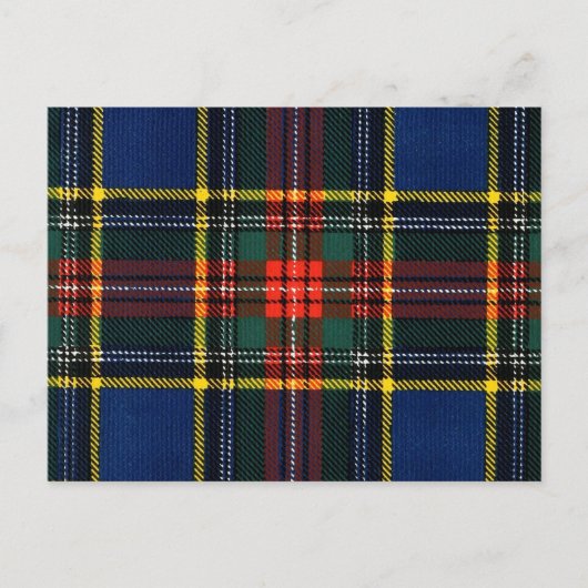 Macbeth Tartan Briefkaart (Voorkant)