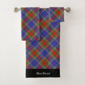 MacBeth Tartan heeft een Schots patroonpatroon Bad Handdoek (Insitu)