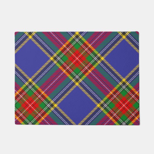 MacBeth Tartan heeft een Schots patroonpatroon Deurmat (Voorkant)