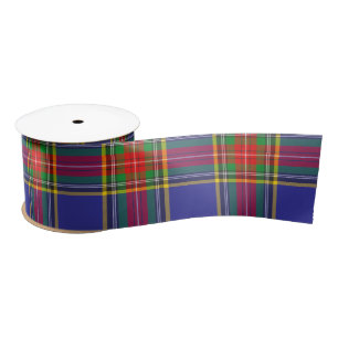  MacBeth Tartan heeft een Schots patroonpatroon ge Satijnen Lint