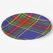 MacBeth Tartan heeft een Schots patroonpatroon Papieren Bordje (Gekanteld)