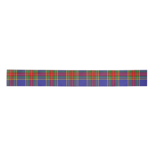 MacBeth Tartan heeft een Schots patroonpatroon Satijnen Lint (Voorkant)