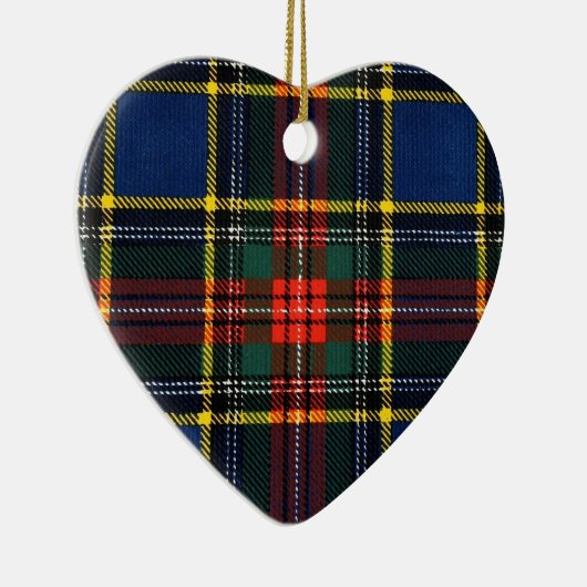 Macbeth Tartan - Monogram Keramisch Ornament (Rechts)