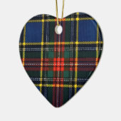 Macbeth Tartan - Monogram Keramisch Ornament (Links)