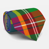 MacBeth Tartan Plaid Scottish Pattern Neck Tie Stropdas (Opgerold)