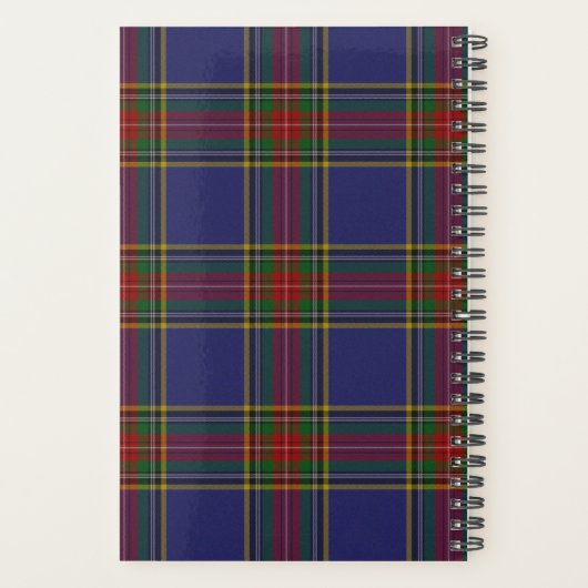 MacBeth Tartan Pset Planner (Achterkant)