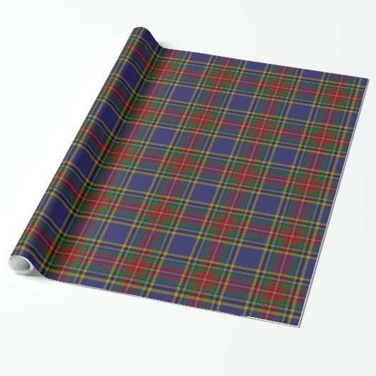 MacBeth Tartan Pset Wrapping Paper Cadeaupapier (Uitgerold)
