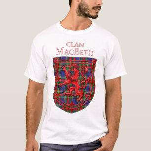 MacBeth Tartan Scottish Play Lion Rampant T-shirt