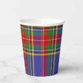 MacBeth Tartan Scottish Pset Pattern Cups Papieren Bekers (Rechts)